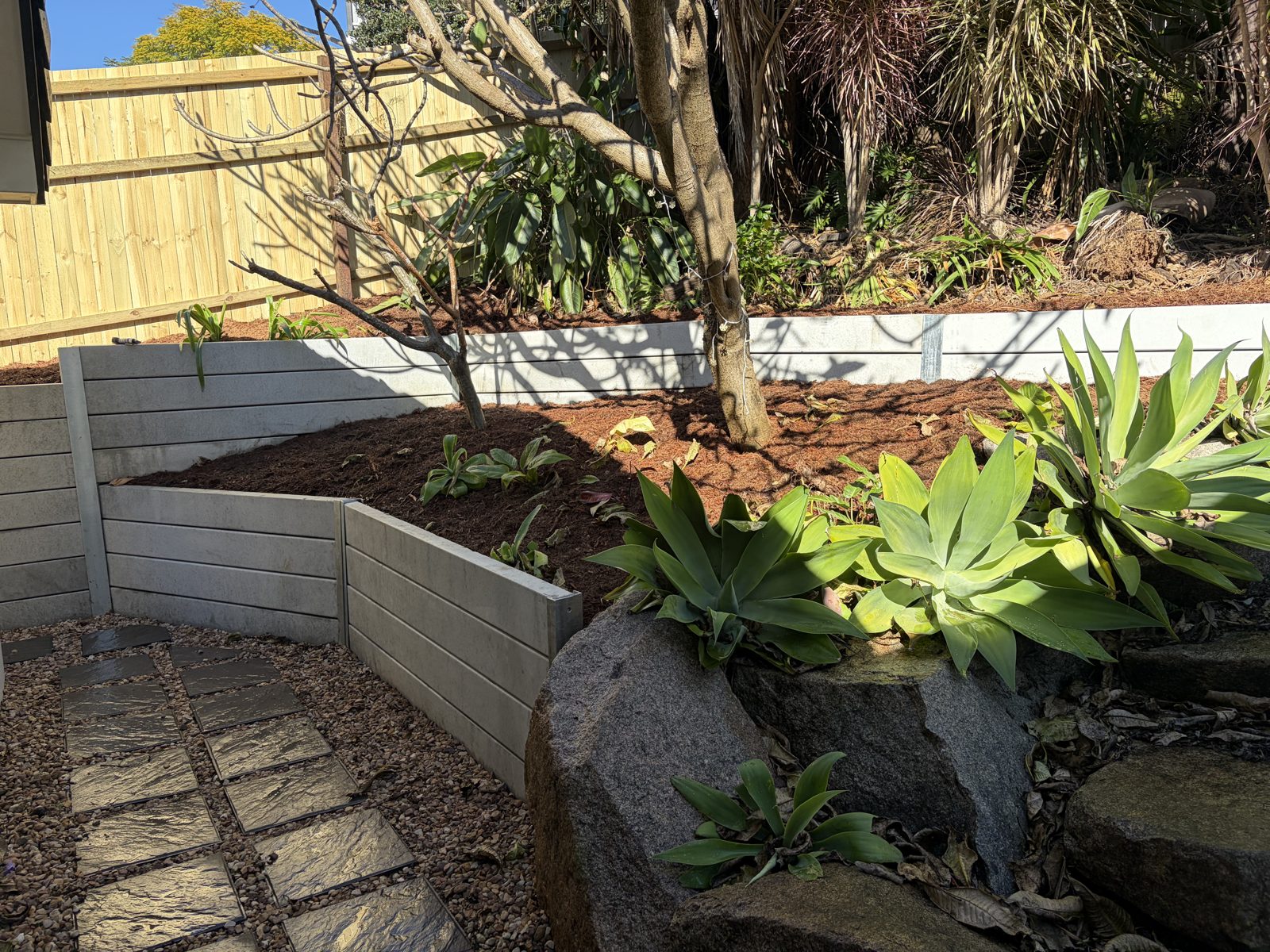 Sleeper Retaining & Garden Beds